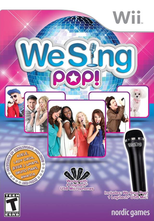 We Sing Pop box art for Wii